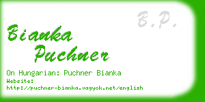 bianka puchner business card